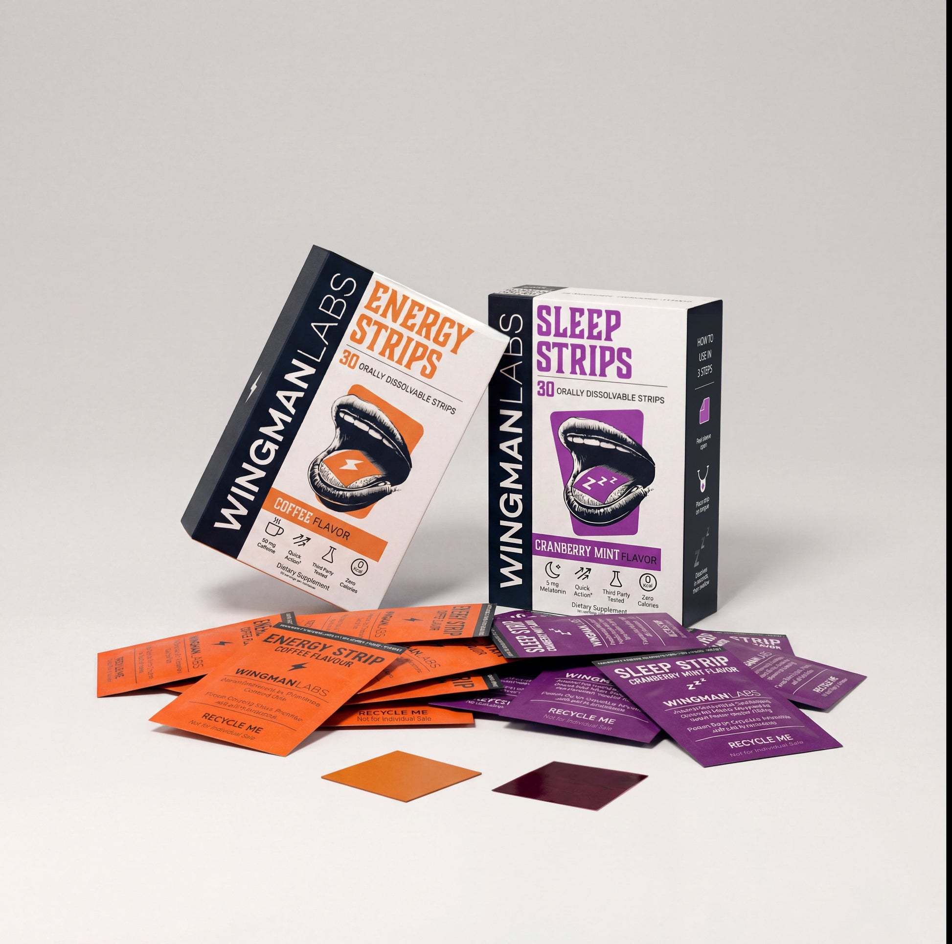 Wingman Energy + Sleep | Ultra-Fast-Acting | Clinically-Researched & Third-Party Tested